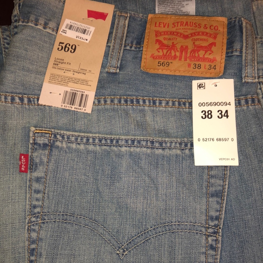 Levis Jeans Loose Straight 38